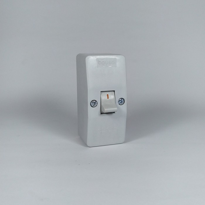 Baysal Elektrik Porselenli Monofaze Şalter 25A 250V